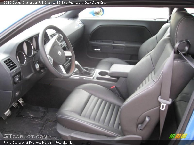 B5 Blue Pearlcoat / Dark Slate Gray 2010 Dodge Challenger R/T Classic
