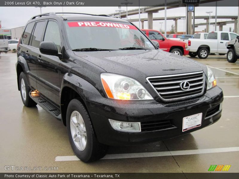 Black Onyx / Dark Gray 2006 Lexus GX 470
