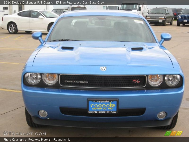 B5 Blue Pearlcoat / Dark Slate Gray 2010 Dodge Challenger R/T Classic