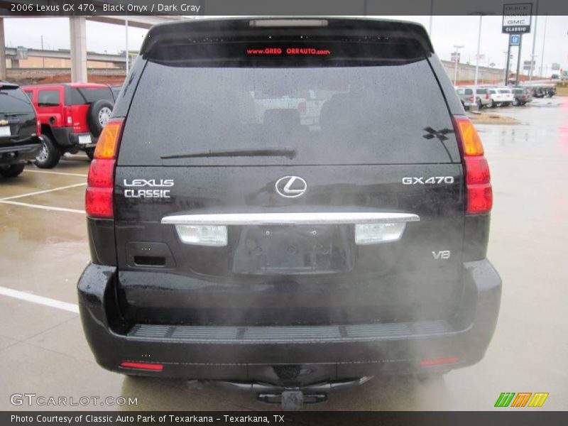Black Onyx / Dark Gray 2006 Lexus GX 470