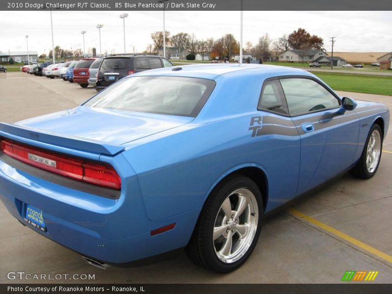 B5 Blue Pearlcoat / Dark Slate Gray 2010 Dodge Challenger R/T Classic