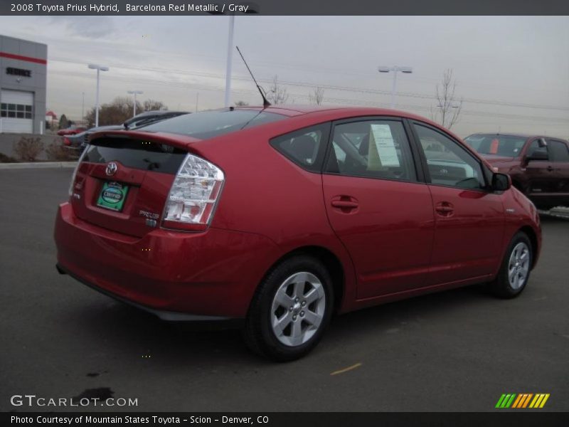 Barcelona Red Metallic / Gray 2008 Toyota Prius Hybrid