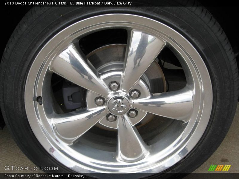 B5 Blue Pearlcoat / Dark Slate Gray 2010 Dodge Challenger R/T Classic