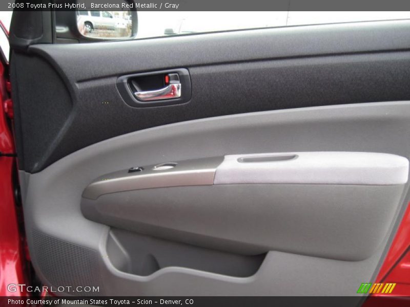 Barcelona Red Metallic / Gray 2008 Toyota Prius Hybrid