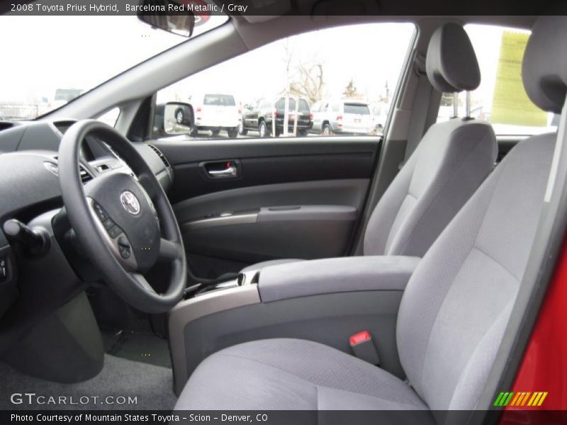Barcelona Red Metallic / Gray 2008 Toyota Prius Hybrid