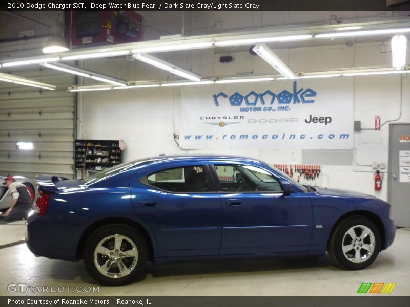 Deep Water Blue Pearl / Dark Slate Gray/Light Slate Gray 2010 Dodge Charger SXT