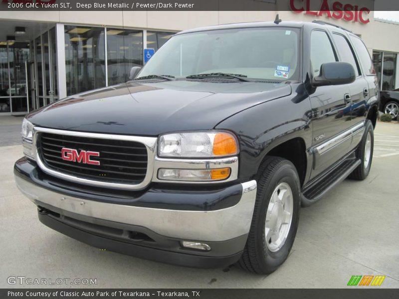 Deep Blue Metallic / Pewter/Dark Pewter 2006 GMC Yukon SLT