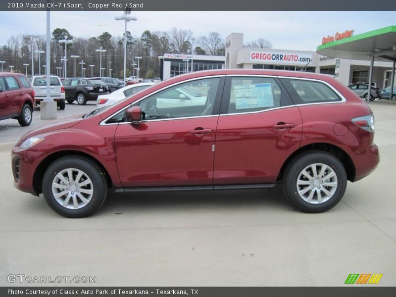 Copper Red / Sand 2010 Mazda CX-7 i Sport