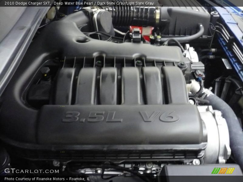 Deep Water Blue Pearl / Dark Slate Gray/Light Slate Gray 2010 Dodge Charger SXT