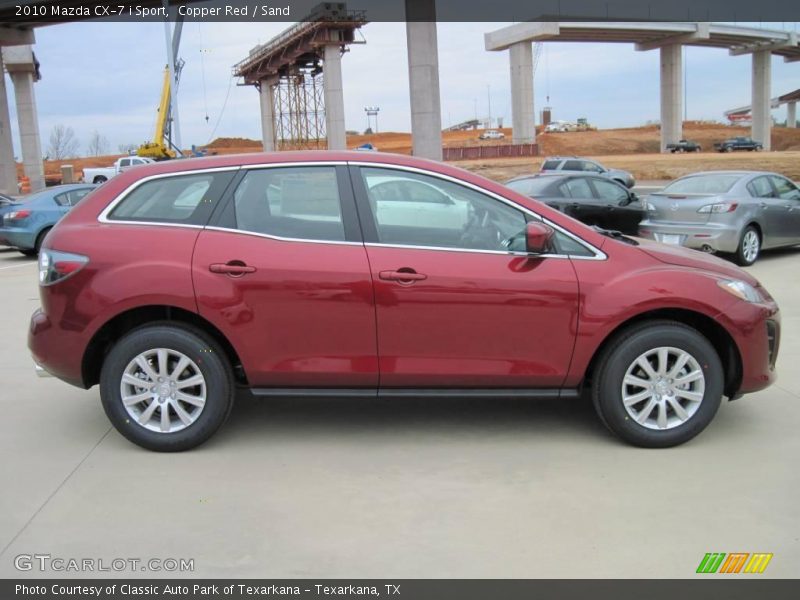 Copper Red / Sand 2010 Mazda CX-7 i Sport