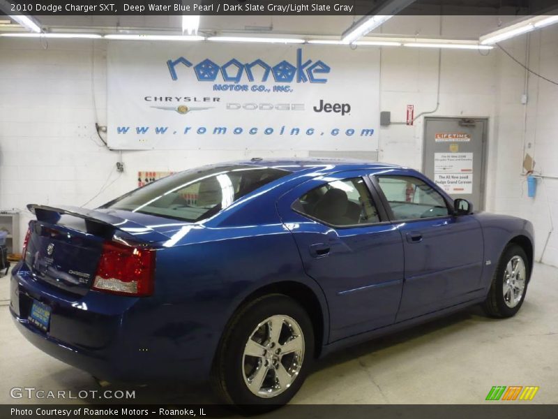 Deep Water Blue Pearl / Dark Slate Gray/Light Slate Gray 2010 Dodge Charger SXT