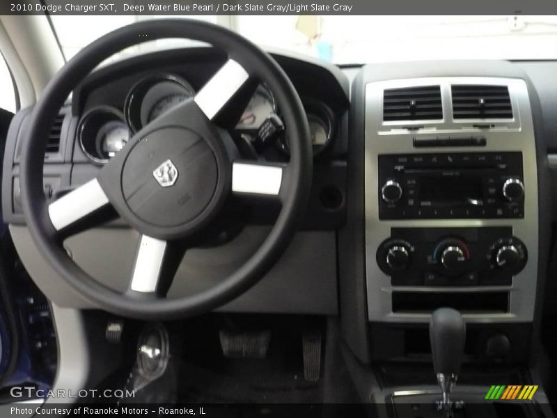 Deep Water Blue Pearl / Dark Slate Gray/Light Slate Gray 2010 Dodge Charger SXT