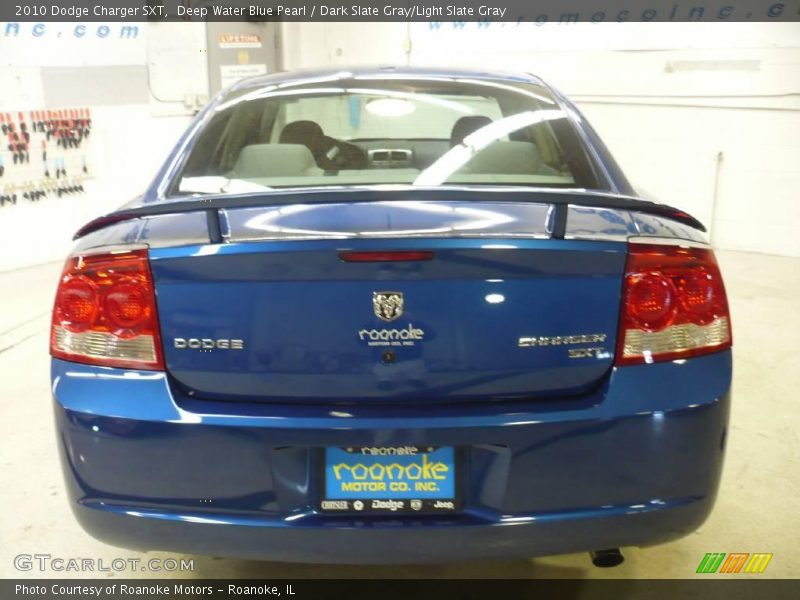 Deep Water Blue Pearl / Dark Slate Gray/Light Slate Gray 2010 Dodge Charger SXT
