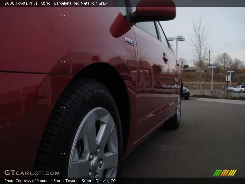 Barcelona Red Metallic / Gray 2008 Toyota Prius Hybrid