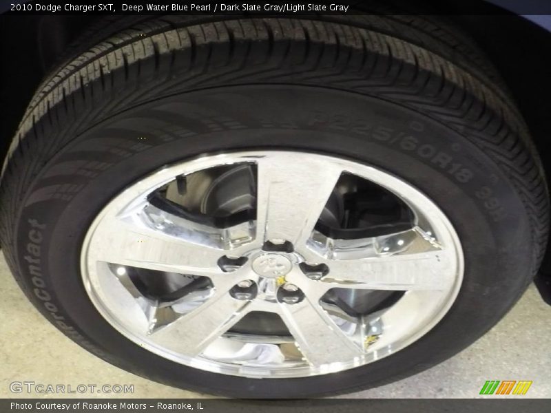 Deep Water Blue Pearl / Dark Slate Gray/Light Slate Gray 2010 Dodge Charger SXT