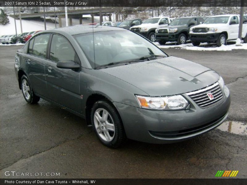 Storm Gray / Gray 2007 Saturn ION 2 Sedan
