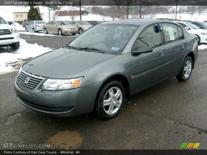 Storm Gray / Gray 2007 Saturn ION 2 Sedan
