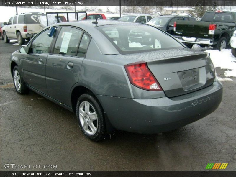 Storm Gray / Gray 2007 Saturn ION 2 Sedan