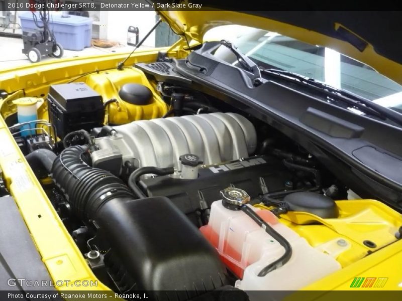 Detonator Yellow / Dark Slate Gray 2010 Dodge Challenger SRT8
