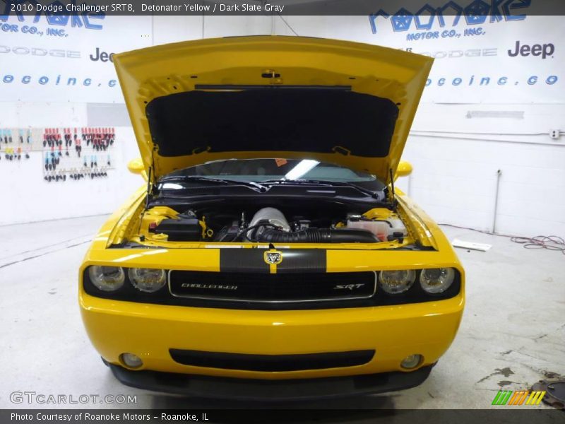 Detonator Yellow / Dark Slate Gray 2010 Dodge Challenger SRT8