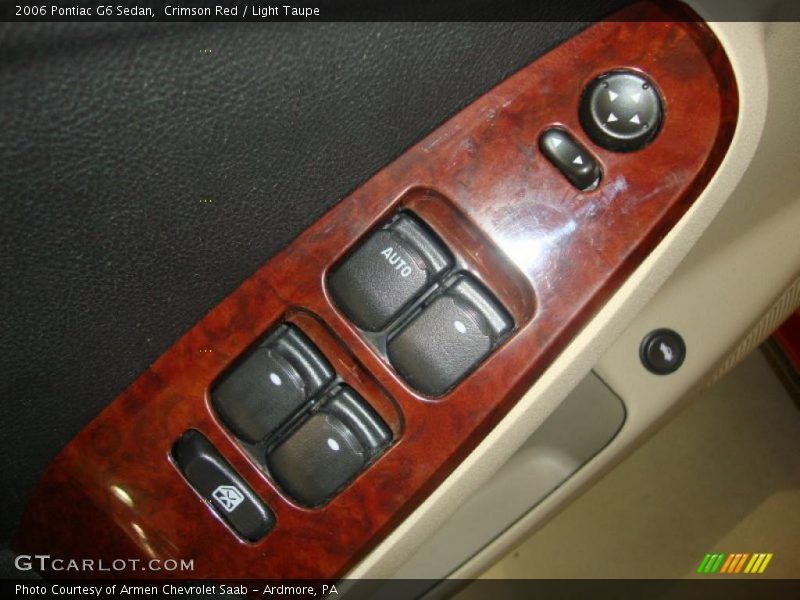 Crimson Red / Light Taupe 2006 Pontiac G6 Sedan
