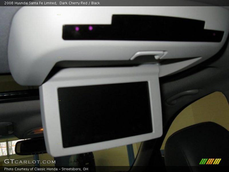Dark Cherry Red / Black 2008 Hyundai Santa Fe Limited