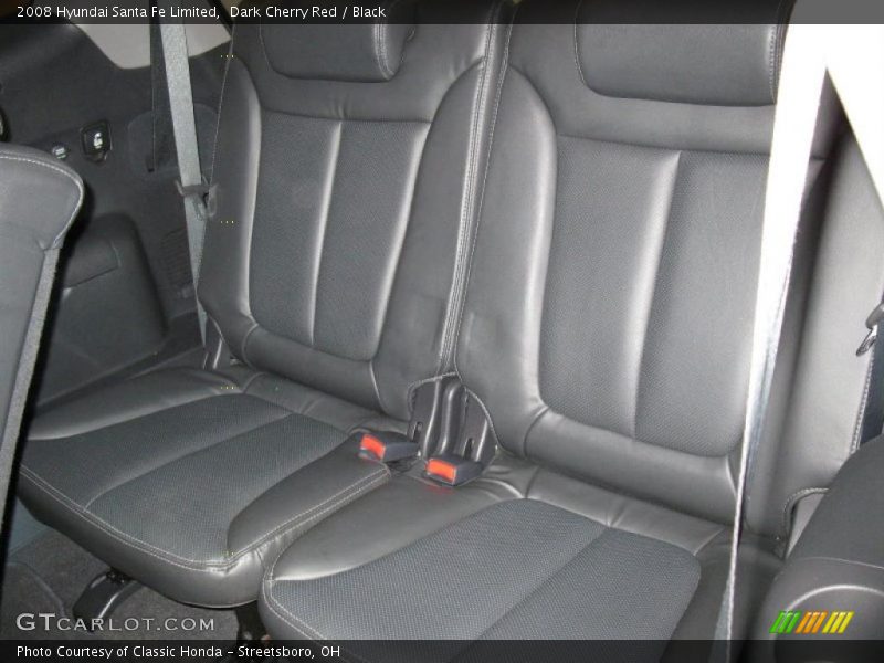 Dark Cherry Red / Black 2008 Hyundai Santa Fe Limited