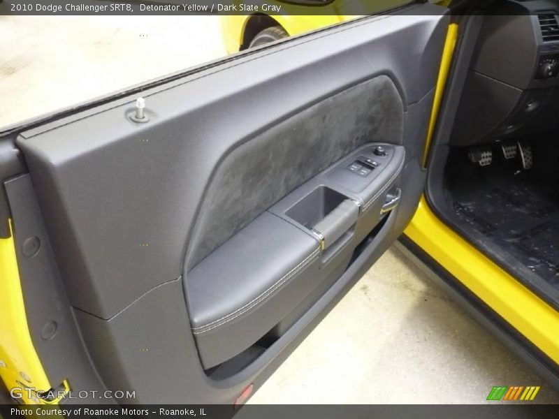 Detonator Yellow / Dark Slate Gray 2010 Dodge Challenger SRT8