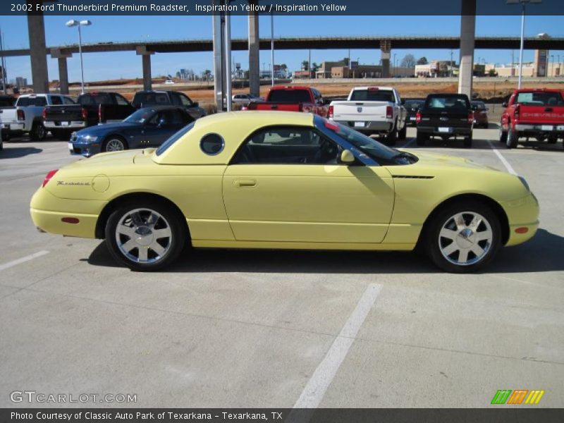 Inspiration Yellow / Inspiration Yellow 2002 Ford Thunderbird Premium Roadster
