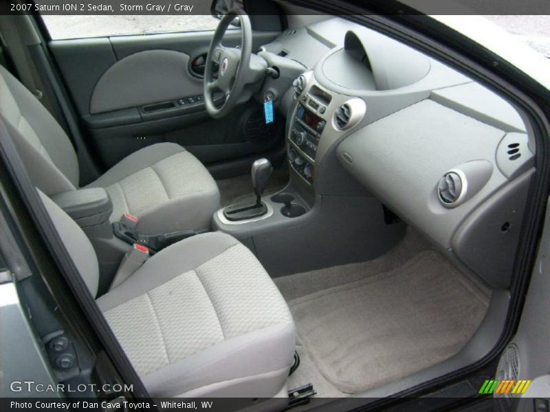 Storm Gray / Gray 2007 Saturn ION 2 Sedan