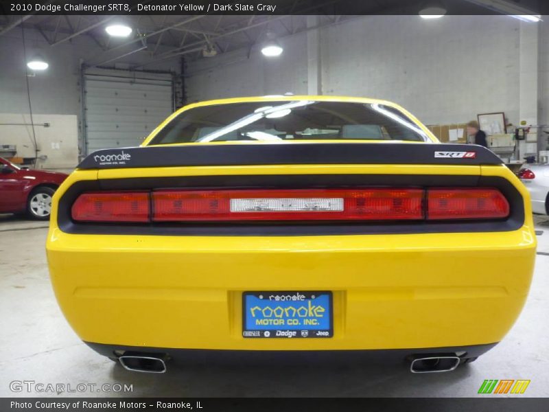 Detonator Yellow / Dark Slate Gray 2010 Dodge Challenger SRT8
