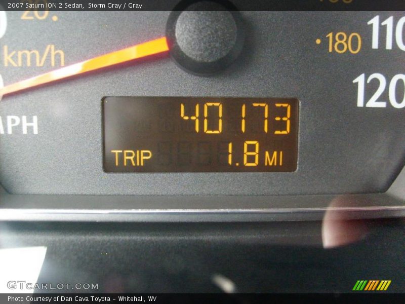 Storm Gray / Gray 2007 Saturn ION 2 Sedan