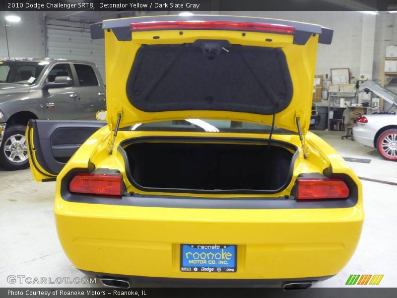 Detonator Yellow / Dark Slate Gray 2010 Dodge Challenger SRT8