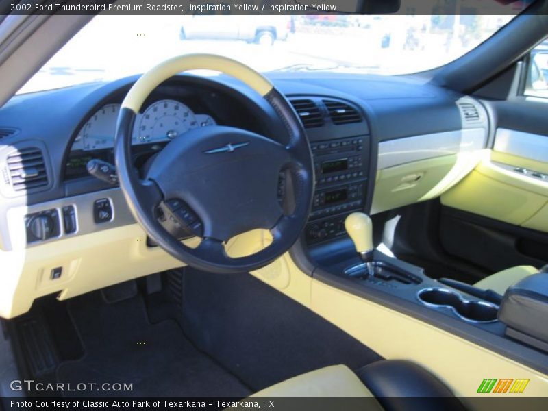 Inspiration Yellow / Inspiration Yellow 2002 Ford Thunderbird Premium Roadster