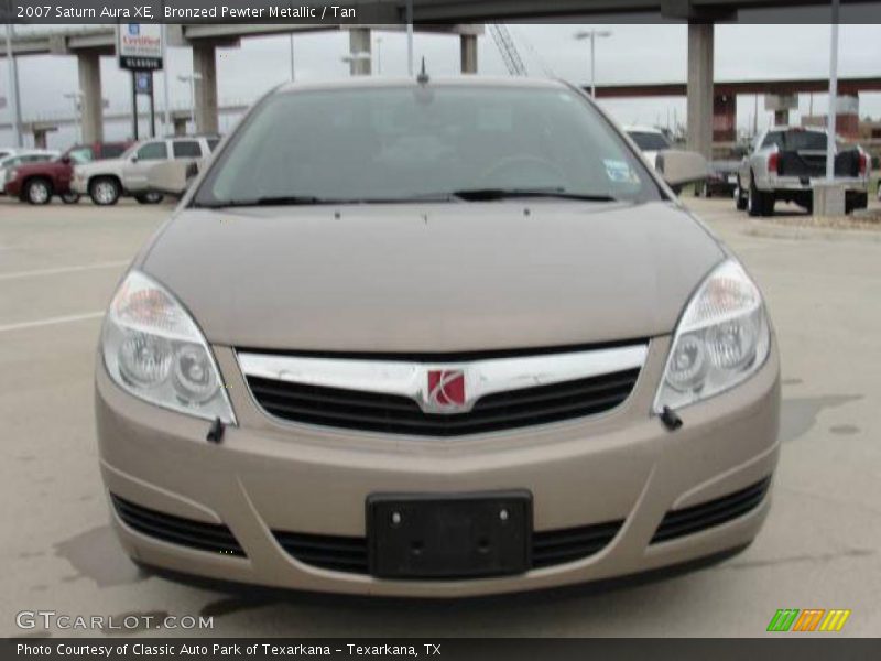 Bronzed Pewter Metallic / Tan 2007 Saturn Aura XE