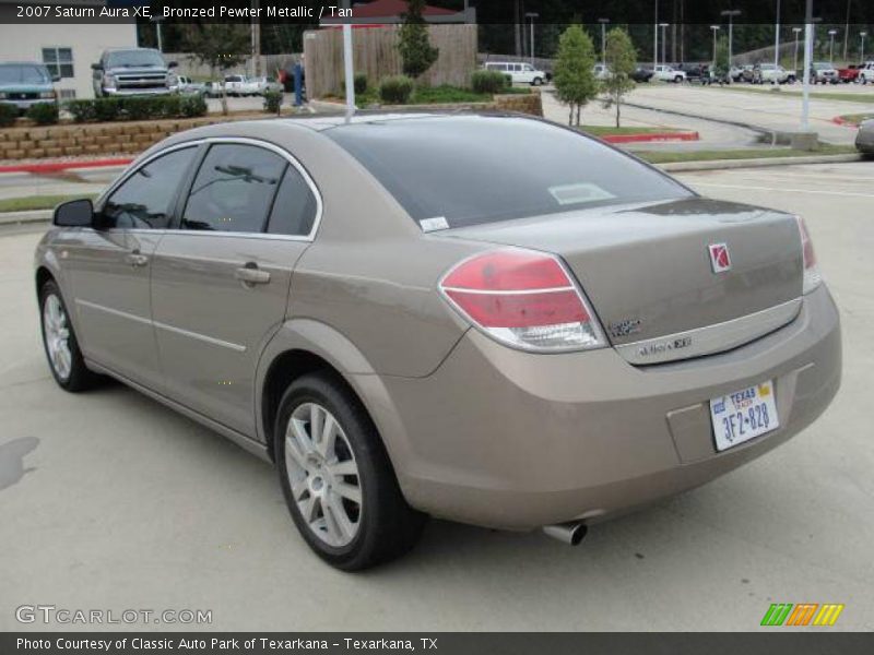 Bronzed Pewter Metallic / Tan 2007 Saturn Aura XE