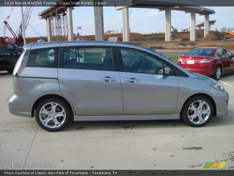 Liquid Silver Metallic / Black 2010 Mazda MAZDA5 Touring