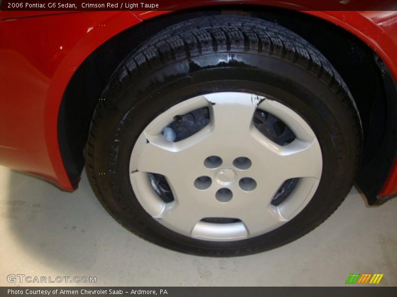 Crimson Red / Light Taupe 2006 Pontiac G6 Sedan