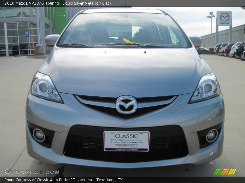 Liquid Silver Metallic / Black 2010 Mazda MAZDA5 Touring