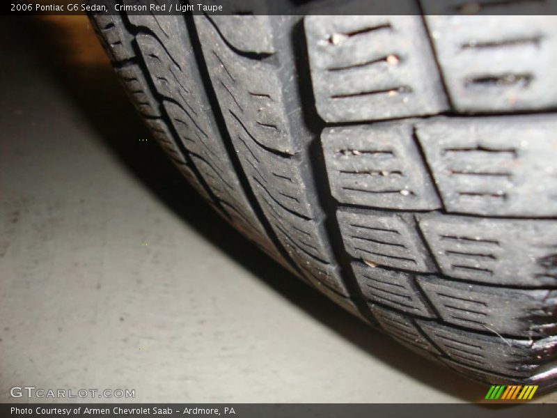 Crimson Red / Light Taupe 2006 Pontiac G6 Sedan