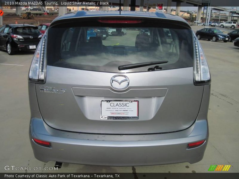 Liquid Silver Metallic / Black 2010 Mazda MAZDA5 Touring
