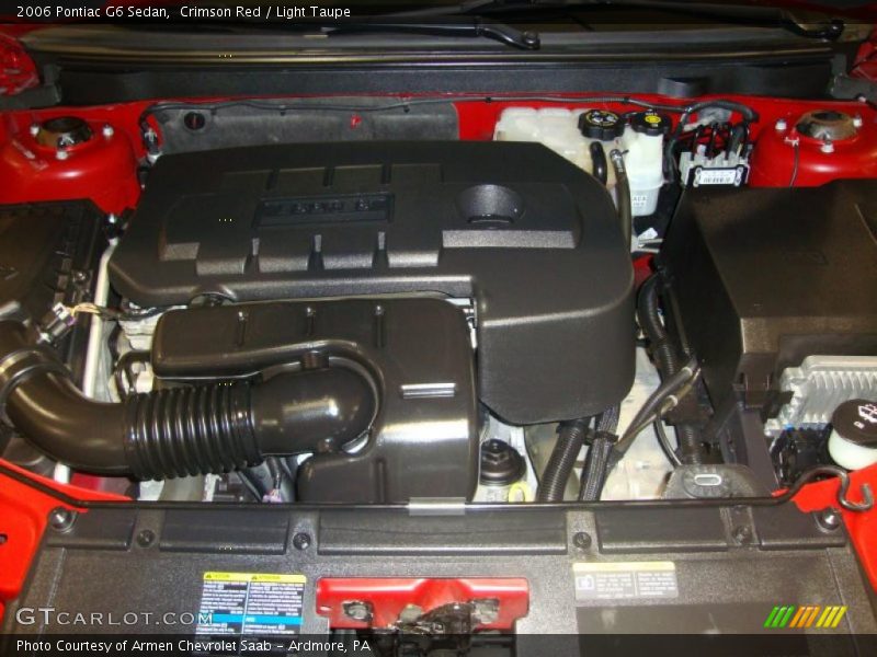 Crimson Red / Light Taupe 2006 Pontiac G6 Sedan