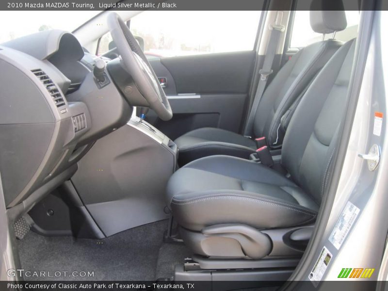 Liquid Silver Metallic / Black 2010 Mazda MAZDA5 Touring