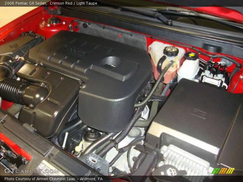 Crimson Red / Light Taupe 2006 Pontiac G6 Sedan