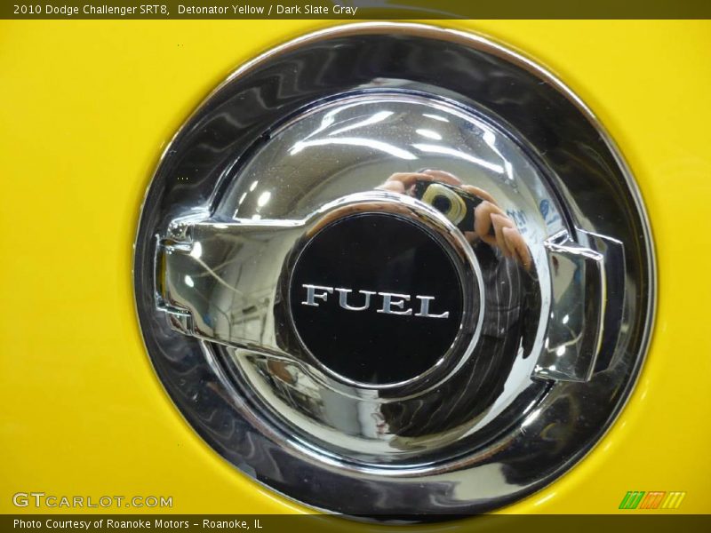 Detonator Yellow / Dark Slate Gray 2010 Dodge Challenger SRT8