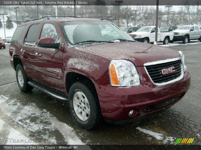 Sonoma Red Metallic / Ebony 2008 GMC Yukon SLE 4x4