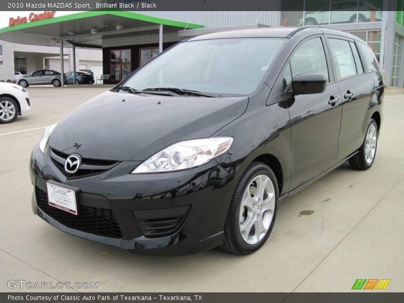 Brilliant Black / Black 2010 Mazda MAZDA5 Sport