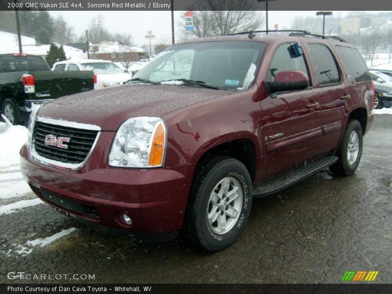 Sonoma Red Metallic / Ebony 2008 GMC Yukon SLE 4x4