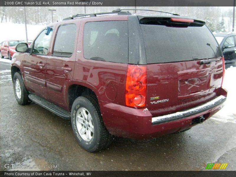 Sonoma Red Metallic / Ebony 2008 GMC Yukon SLE 4x4