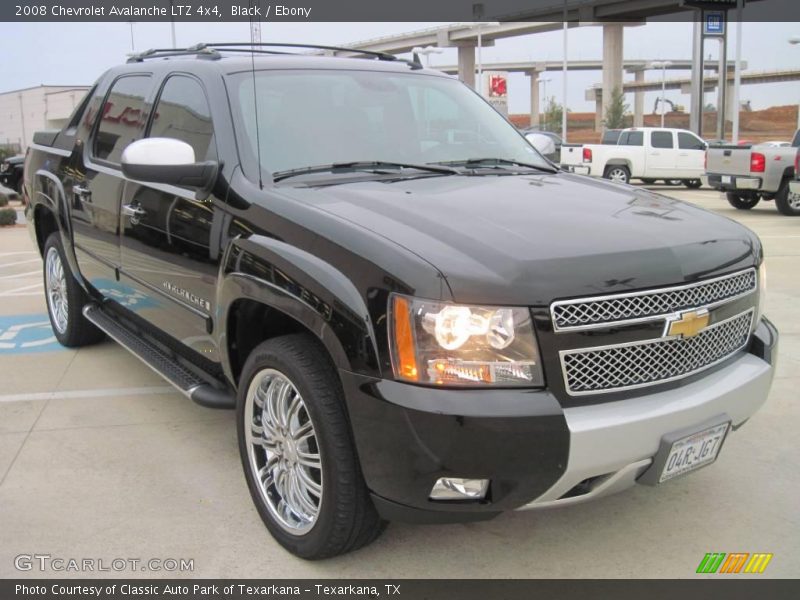 Black / Ebony 2008 Chevrolet Avalanche LTZ 4x4